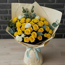 Букет цветов из:  Розы #REPLACE_PRED# Ленинске