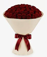 Букет 101 Бордовая роза Блэк Бакарра в Ленинске