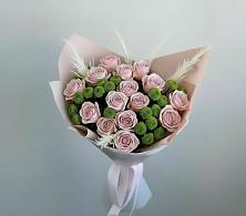 Букет цветов из:  Розы и Хризантемы в Ленинске