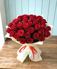 Букет 29 Красных роз в Ленинске